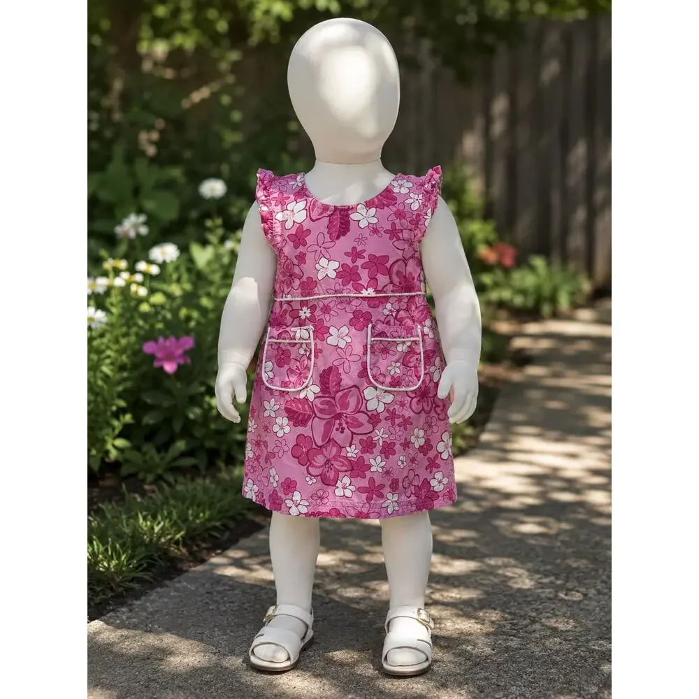 Y2K Hawaiian The Childrens Place pink Hawaii Dress size 18 months